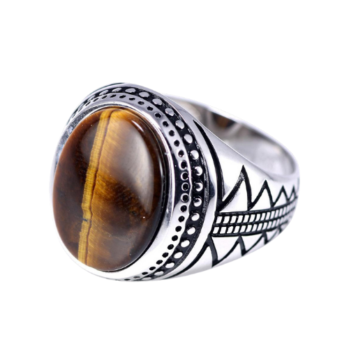 925 Natives Tiger Eye Ring – Rebel Saint Co